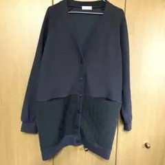 ダークグレー キルティングジャケット