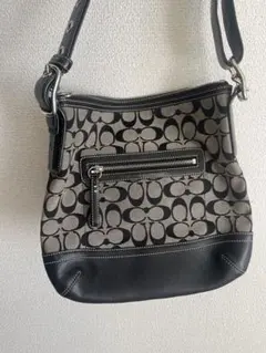 COACH コーチ ワンショルダーバッグ ホーボー ターンロック ブラック