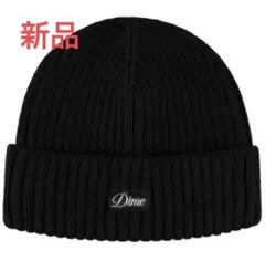新品 Dime CURSIVE FOLD BEANIE ビーニー ブラック