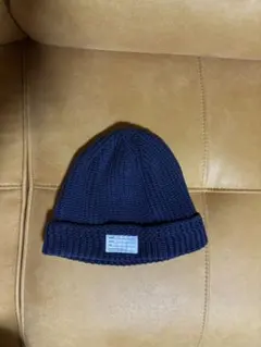 visvim cotton knit beanie ネイビー