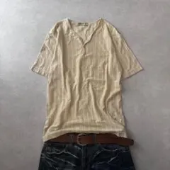 archive striped s/s tee grandpacore