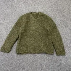 極美品 ブライアン・デールズ ベージュ 高級 イタリア製 ニット メンズ 
