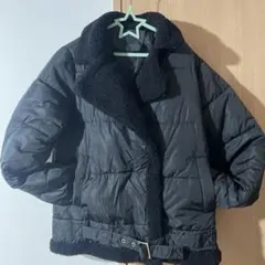 SHEIN ブラック ダウンジャケット