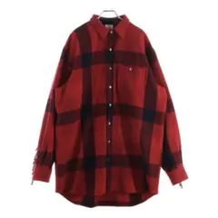 【希少サイズ】vetements 19SSフリンジチェックシャツ　登坂広臣着用のサムネイル