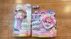 プリキュア　キラキラショータイムマイク 、ハートフローチスセット
