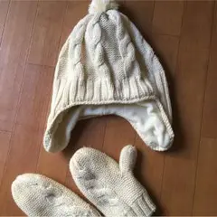帽子＆手袋     キャップ＆ミトン 送料込