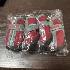 犬用シューズ 赤 XL