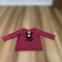 miki house 赤 クマ Tシャツ 90