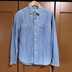 nonnative ノンネイティブ　シャンブレーシャツ　青　ブルー　2 Mのサムネイル