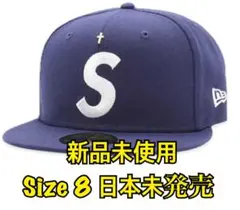 Supreme Gold Cross S Logo New Era Navy