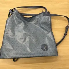 PELLE BORSA リュック ハンドバッグ2way ブルー ペレボルサ