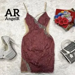 エンジェルアール フラワーレース　サイドシアー タイトミニドレス　キャバ