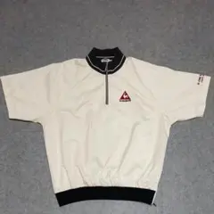 le coq sportif ルコックゴルフ 半袖 ハーフジップ裏メッシュ M