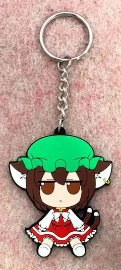 東方Project「橙」ラバーキーホルダー 八雲橙
