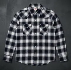 Levi's（リーバイス）ブロックチェック ウエスタン ネルシャツ　赤タブ