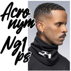 ACRONYM NG-1-PS FW2223 ネックゲイター ブラック 初期ロゴのサムネイル