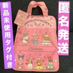 サンリオキャラクターズ　縦型モバイルケース　収納ケース　レッスンバッグ
