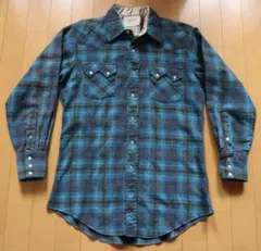50s 長袖 ボウリングシャツ レーヨンギャバジン - メルカリ