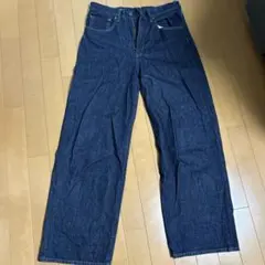 インディゴカラーワイドレッグ デニムパンツ