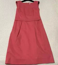 美品 ハナエモリ ノースリーブ ワンピース 38サイズ