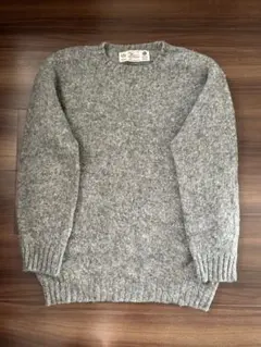 JUN別注美品 PETER BLANCE 英国製 シャギードッグニットセーター