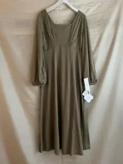 B00296 リリーブラウンLILY BROWNラメカットロングワンピース