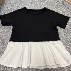 GLOBAL WORK キッズ Tシャツ 130cm バイカラーのサムネイル