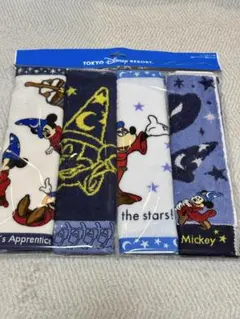 ミッキー ファンタジア　タオル4枚セット