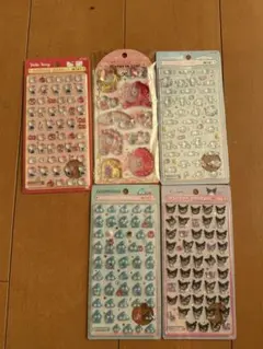 ボンボンドロップシールハローキティ、マイメロディセット