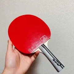 卓球 ラケット　両面 ラバー付き　シェーク　裏　＋　表 ラバー　S4