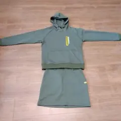 rosasen冬ゴルフ　 フード付きセットアップ オリーブグリーン