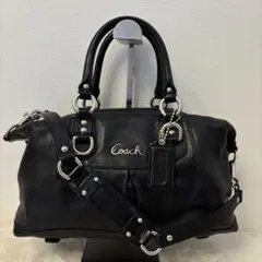 Y2K☆COACH 00s ブラック レザー ヴィンテージ Archive