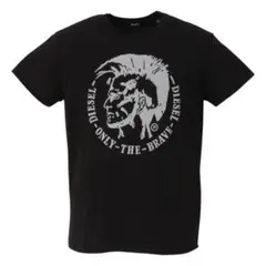 DIESEL モヒカンロゴ Tシャツ ブラック