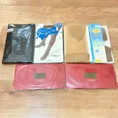 【新品】バーバリー タイツ、グンゼ タイツ、シャルレ ストッキング等　合計7点