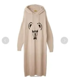 【大人気・即完売】ヒステリックグラマー HYS BEAR編込 パーカーワンピース