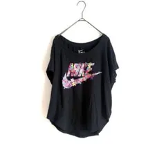 Nike ナイキ Tシャツ フレンチスリーブ ロゴ フラワープリント 花柄