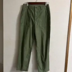【UNIQLO】ユニクロ/ベイカーパンツ/カーキ/綿/64 カジュアル