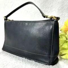 美品✨ オールドコーチ アクセサリーポーチ ミニバッグ 9311 黒 ブラック