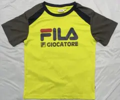 【美品人気　FILA GIOCATORE Tシャツ 160 イエロー】のサムネイル