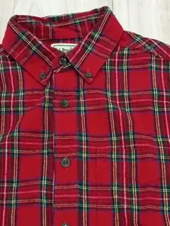 L.L.Bean フランネルシャツ スコッチプレイド Sサイズ