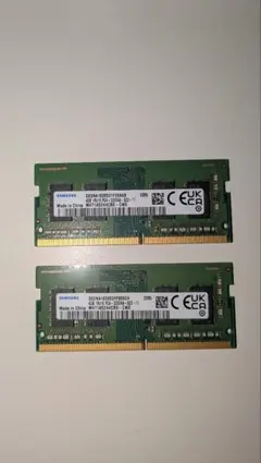 Samsung ノートPC用メモリ 4GB 2枚セット PC4-3200AAのサムネイル