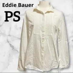 Eddie Bauer ホワイト シャツ レディース PS シンプル　エレガント