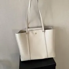 Cole Haan トートバッグ ホワイト レザーのサムネイル