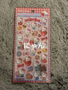 【正規品】キティ ボンボンドロップシール サンリオ 第二弾 赤