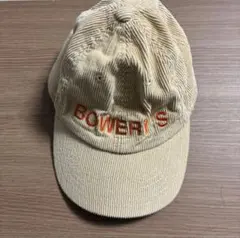 newhattan コーデュロイ キャップ ベージュ
