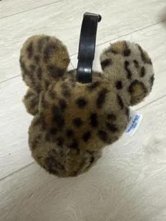 廃盤品 ディズニー ヒョウ柄 耳あてイヤーマフ