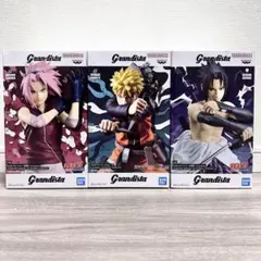 新品　NARUTO フィギュア　うずまきナルト　うちはサスケ　春野サクラ