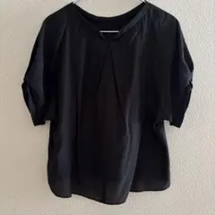 TOMMROWLAND Ballsey 半袖ブラウス ブラックのサムネイル