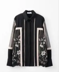 【美品】murral Framed flower シャツ