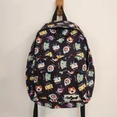 美品 妖怪ウォッチ リュック 妖怪ウォッチ　Dパック　KIDSサイズ 総柄のサムネイル
